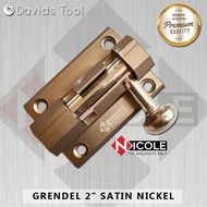 Gerendel Pintu Grendel Jendela Aluminium 2 3 inch Nicole Sn