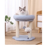 BHQ PET คอนโดแมวไม้ เสาลับเล็บ ไม้สวยไร้เหลี่ยมคม ที่นอนแมว คอนโดแมวหลังใหญ่หลายดีไซน์ ของเล่นแมว