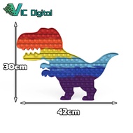 📍ส่งจากกทม📍 pop it🇹🇭ใหญ่ Super big pop it  ใหญ่อลังการ 40 ซม 🌈สีรุ้ง rainbow🌈ของเล่นคลายเครียด pop i