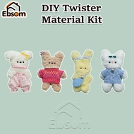 【SG】Moru Doll Material Set Handmade DIY Fuzzy Wire Twisted Stick Finished Product Cute Doll Crafts