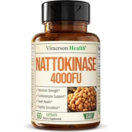 Nattokinase Supplement - Heart Health Supplements with Nattokinase 4000 FU - Max Strength Circulatio