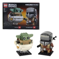 LEGO | LEGO 75317 BrickHeadz Star Wars The Mandalorian & The Child Baby Yoda Building Toy ชุดตัวเลขส