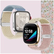 Braided Nylon Fitbit Versa 4 Strap / Fitbit Versa 3 Strap Adjustable Fitbit Sense 2 / Fitbit Sense S