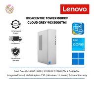 Lenovo IdeaCentre 08IRR9 90XS000TMI W11 Desktop PC (i3-14100, 8GB, 512GB, Intel, W11H, Off H&S)
