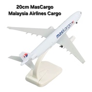 20cm Airplane MALAYSIA AIRLINES CARGO MASCARGO AIRBUS 330 A330Diecast Metal Display Toy Decoration C