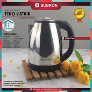 TEKO LISTRIK SUBRON 2LITER  / PEMANAS AIR ELEKTRIK  / KETTLE ELECTRIC STAINLESS MURAH