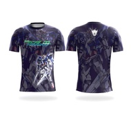 Baju Kaos Jersey Sepeda Lari Bulutangkis Custom | GUNDAM 00 EXIA
