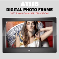 ATSSB 10.1 Inch Digital Photo Frame Desktop Electronic Album 1024*600 IPS Screen Support Photo/Video/Music/Calendar