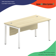 4 Feet Rectangular Shape Office Table with U Shape Metal Leg (120cm x 75 cm x 75cm) - Home & Office