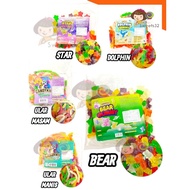 400g CandyKu Gummy ( Ular Manis / Ular Masam / Star / Dolphin / Bear ) HALAL