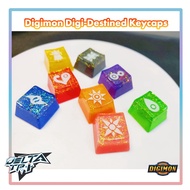Digimon Resin Crest Keycaps | Mechanical Keycaps | Anime | Digimon Adventure Crest