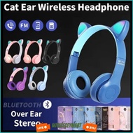 Wireless Cat Ear Led Headphones P47M Wireless/ Wireless Led Headphones Cheap Wireless Cat Ear Led He