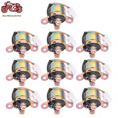 5/10Pcs/set Motorcycle Electrical Starter Solenoid Relay Switches For SUZUKI GR650D GR650XD GS700 GS