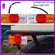 PETI JEWELLERY 12V/48V/60V Night Lighting LED Safety Warning Electric Tricycle Tail Lights Refitting