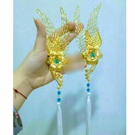 Phoenix wing bronze hairpin price for 1 pair