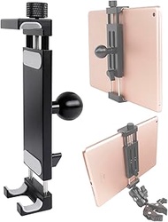 Leenconghui Aluminum Alloy Tablet Holder with 1" Ball Head-360 Rotatable Tablet Stand for iPad and O