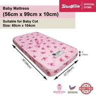 Baby Mattress (Baby Mattress Size - 56cm x 99cm x 10cm) (Suitable for Baby bed size 60cm x 104cm) ba