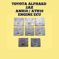 Engine ECU Toyota Alphard 2AZ ANH10 ATH10 02-08 Engine/ 2AZ Engine Computer Box 89661-58030/58031/58