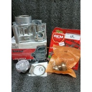 COMBO JIMAT LC135 FZ150 Y15ZR 54MM/57MM BLOCK SET+CAMSHAFT+TOP GASKET