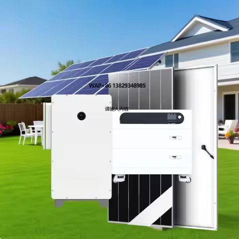 Solar Panel System 3kw 5kw 10kw 15kw 20kw 30kw 400v Growatt Hybrid off Grid Batterie Complete