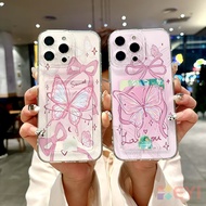 [Adapt to OPPO Full Series] Pupil Eye Card Case Phone Case Pink Butterfly Reno8T 4G/5G/Reno7/Reno9 S