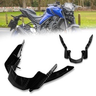 2024 New MT03 Front Headlight Fairing Beak Cowl Cover Extension Winglet Aerodynamic Wing Fit For Yam