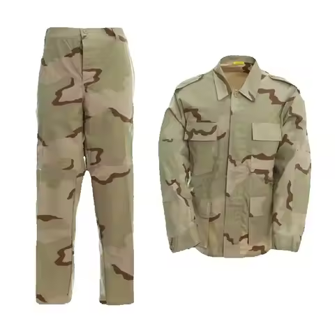Three Color Desert Outdoor BDU Long Sleeved Pants