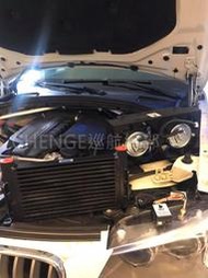 CHENGE BMW X3 F25 35i TURBO 改裝 自排油冷排+ 散熱雙風扇+溫度感應風扇驅動系統