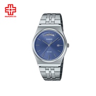 Casio General MTP-B146D-2AV Silver Stainless Steel Band Men Watch