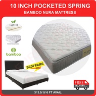 SNOOZE Bamboo Latex Mattress (Single/Super Single/Queen/King Available)