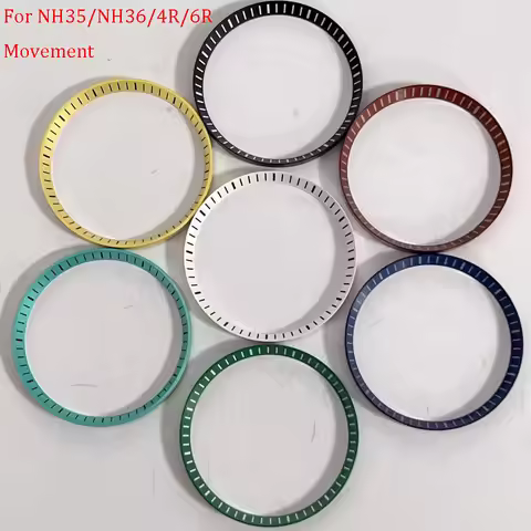 31.5mm Watch Inner Circle Copper Watch Chapter Ring Fit SKX007/SKX009/New SROD Suitable For NH35/36/