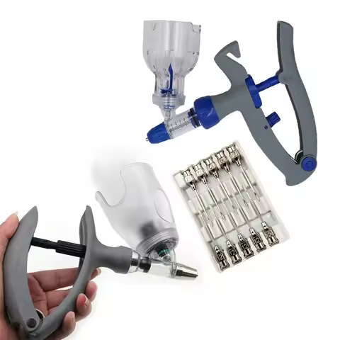 1ml/2ml /5ml Automatic Veterinary Continuous Syringe Animal Injection Adjustable Vaccine for Livesto