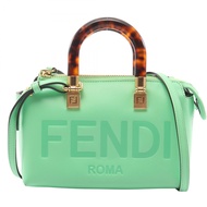 【二手，A級】芬迪 (Fendi ) By The Way Mini 2WAY 手提包 8BS067 淺綠色皮革 By The Way Mini 女士二手 A級