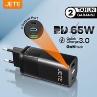 HP Charger JETE E5 Fast Charger 65 Watt Quick Charge 3.0hp