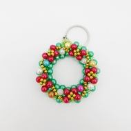 Garland Beaded 3D Keychain Charm Christmas Series Handmade Lan Jie's Craft
