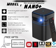 Projector NANO Mini pocket projector D-02 Smart portable projector Nano Noi