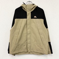 KELTY x coen 聯名款 Storm Jacket Mountain Parka，米色/黑色，XL 碼，古著。