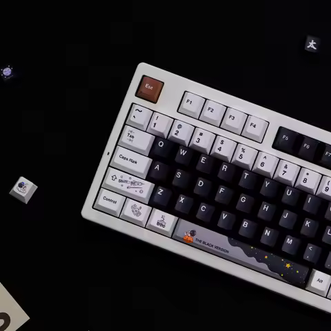 150 Keys Starry Sky Astronaut GMK Keycap Cherry Profile PBT Anime Keycaps for MX Switch Mechanical D