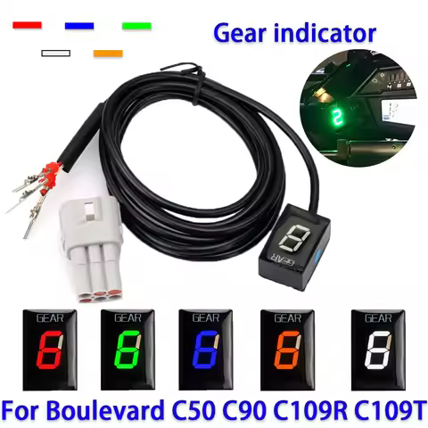 Motorcycle Gear Display Meter For Suzuki Boulevard C50 C90 C109R C109T C109 Boulevard M50 M90 M109R 