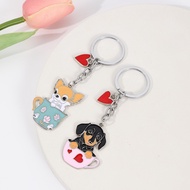 Dog Cute Pet Key Ring Souvenir Cute Teacup Dog Bag Charm Charm