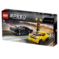 LEGO Speed Champions 75893 2018 Dodge Challenger SRT Demon and 1970 Dodge Charger R/T
