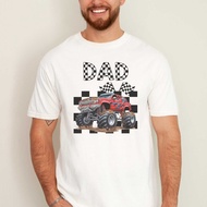【Cod】 Dad Monster Truck Shirt Monster Truck Dad Shirt Truck Jam Family Birthday Party Shirt Monster 