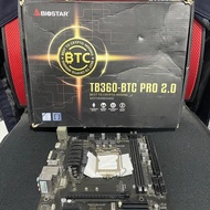 Biostar TB360 BTC PRO 2.0 Intel Motherboard (B360, M.2 NVMe, Micro-ATX, DDR4, LGA1151)