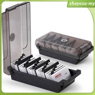 [EhoyoxaMY] Large Capacity Business Card Holder Box Business Card  Storage Box Organizer Index Card 