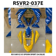 Cover Set Rapido RS150R V1 V2 V3 Honda SPOON SPORT (54) Yellow Blue RS150 Accessories Motor Coverset