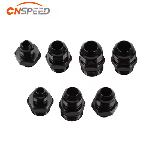 Male Adapter Fitting Black ORB-6 ORB-10 ORB-10 O-ring Boss to AN6 6AN AN8 8AN AN1010AN 6061-T6 alumi