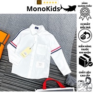 Th0m long-sleeved shirt with sleeved edges for boys to create a standard figure 10-40kg_monokids.off