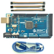 MEGA 2560 R3 ATMEGA2560 + USB Cable + 30pcs 20cm Dupont Wires ATMEGA16U2 Compatible with Arduino IDE
