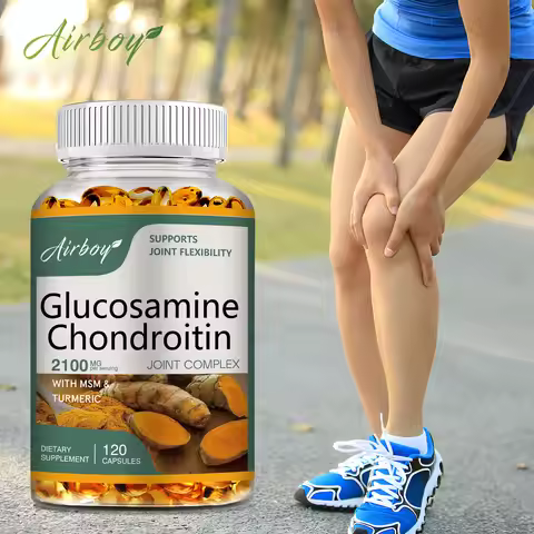 Glucosamine Chondroitin - Joint Complex Supplement, Strengthen Bones, Joint Health, Bone Density - 1