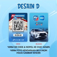 Cetak Kartu My Pertamina / ID Card My Pertamina / Member Card - Desain D